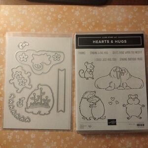 Hearts & Hugs Cling Stamp Set